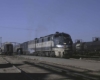 A picture of the Texas Eagle locomotive at the rail yard