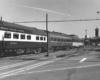 A passenger train in Portland, Oregon