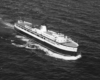 A car ferry traveling through the water