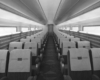 Interior of coach passenger car