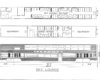 The floorplan of a sky lounge car