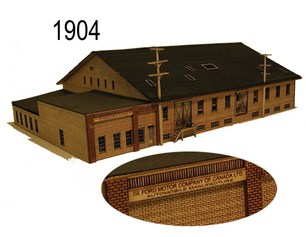 Imagine That Laser Art HO scale 1904 Ford factory