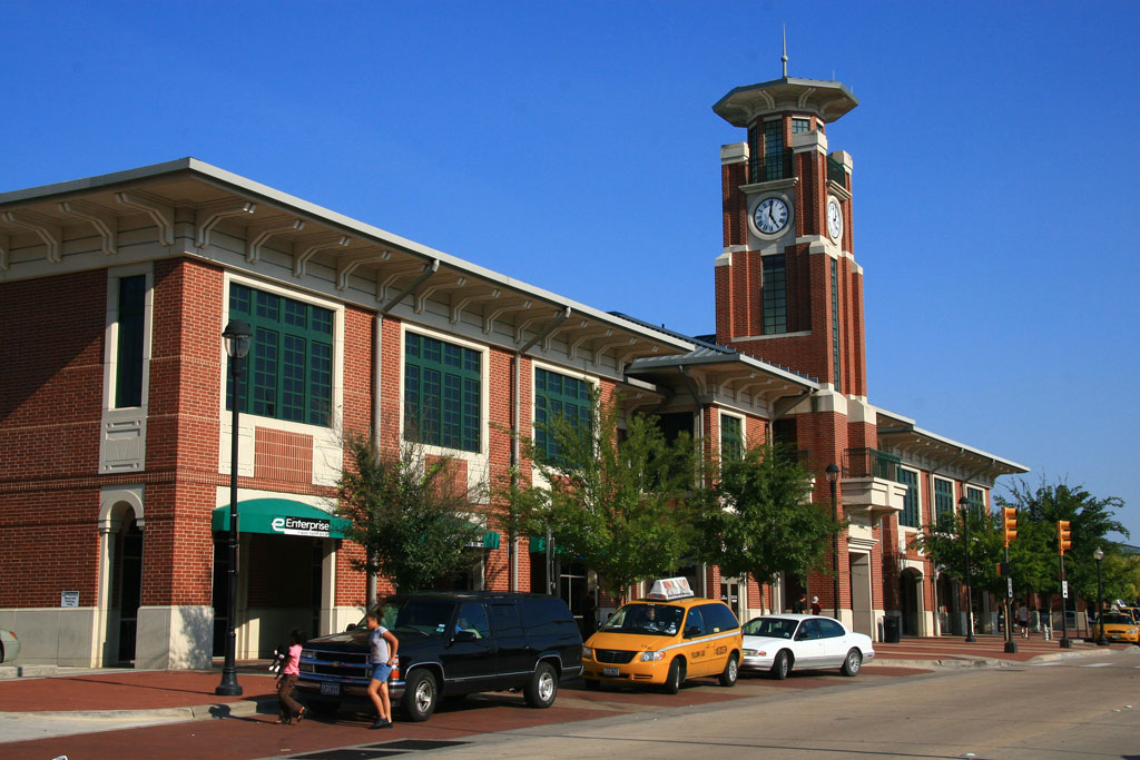 Enterprise at Amtrak's Fort Worth, Texas, station