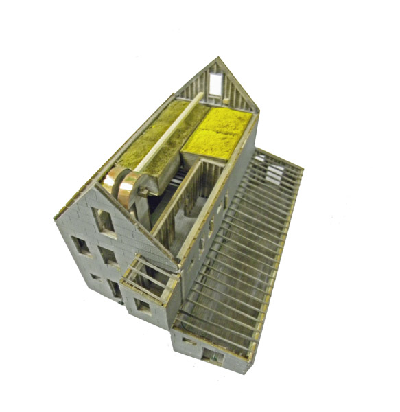 Laser Modeling 3 HO scale A.R. Gilmore Feed Mill kit