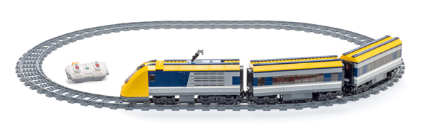 City Passenger Rc Train Toy, Construction Track Set for Kids