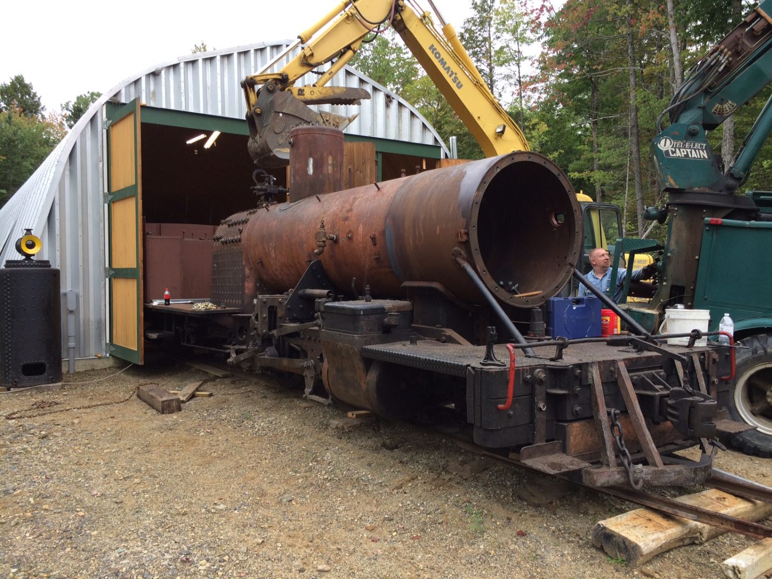 Maine twofoot gauge steamer inches closer to restoration Trains Magazine