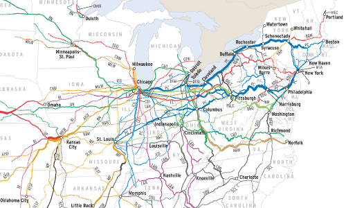 Mainline tonnage of the early 1970s