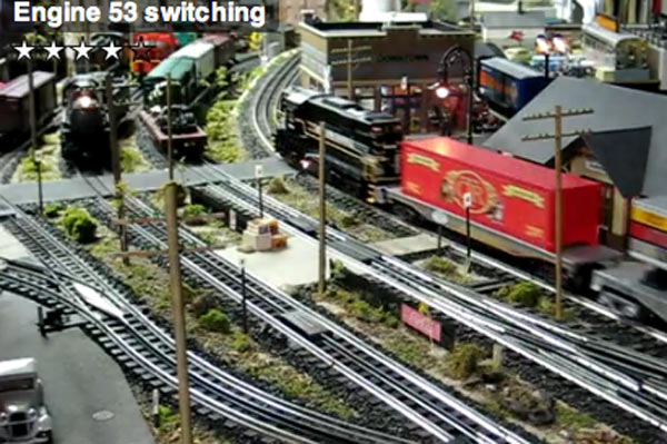 Ray Mansfield’s O gauge layout video