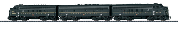 Märklin Inc. HO scale Electro-Motive Division F7 A-B-A diesel locomotive set