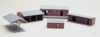 Walthers Cornerstone Series N scale lumberyard
