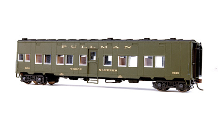 Wm. K. Walthers HO troop cars