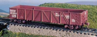 Westerfield HO Milwaukee Road composite gondola