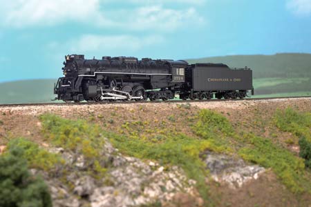Life-Like N scale Berkshire 2-8-4 steam locomotive 
