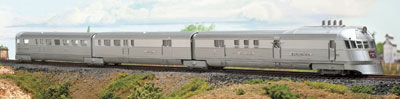 Con-Cor HO Zephyr streamliner