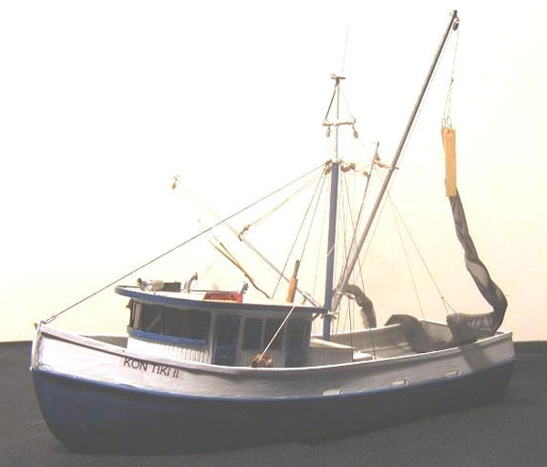51-foot shrimp HO scale trawler