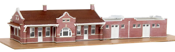 Atchison, Topeka & Santa Fe county-seat style brick depot