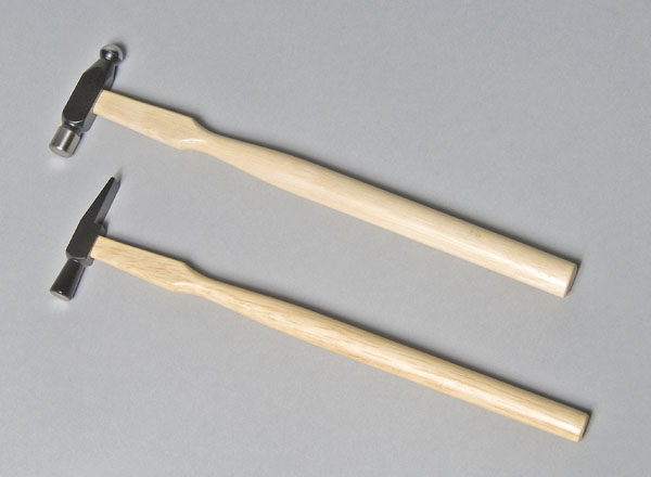 Mini ball-peen and riveting hammers