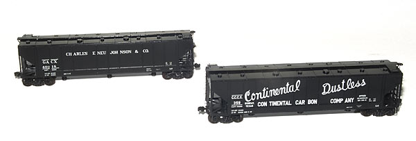 47-foot 3,000-cubic-foot capacity carbon black cars