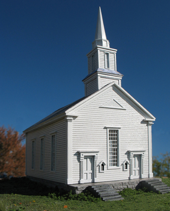 HO scale structures Church