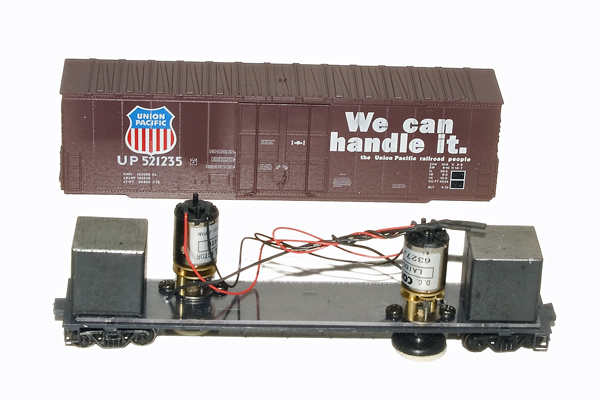 Track cleaning car