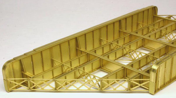 80-foot double-track open-floor skewed through-girder bridge