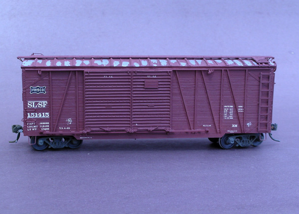 St. Louis-San Francisco 151000-series single-sheathed double-door auto boxcar kits