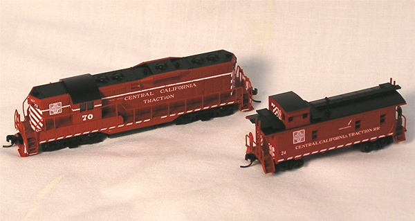 Central California Traction Electro-Motive Division GP7 diesel locomotive