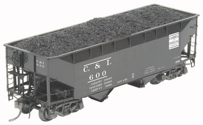 Association of American Railroads 50-ton offset two-bay hopper