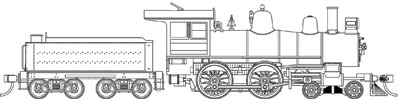 Richmond Locomotive Works 4-4-0 steam locomotive