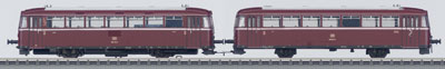 German Federated RR class 798 and 998 motor and control car