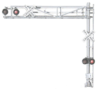 Over-the-road grade-crossing signal