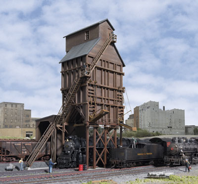 Wood coal tower