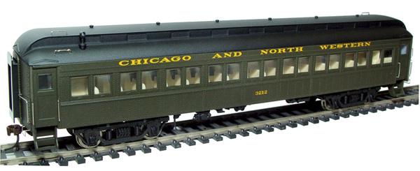 60-foot heavyweight coach and baggage cars