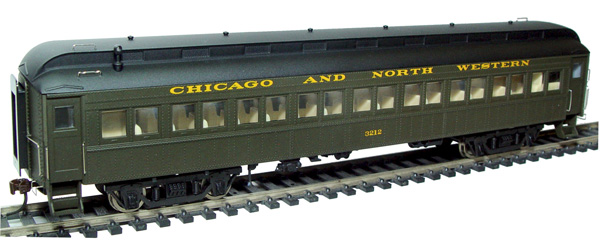 60-foot heavyweight coach and baggage cars