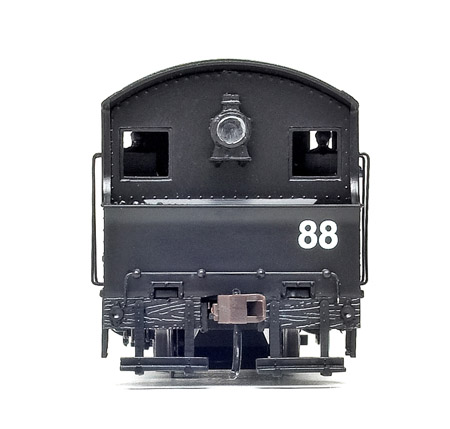 The 0-6-0T switcher includes an operating backup light.