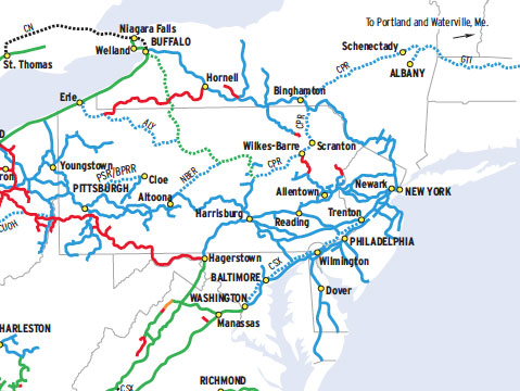 Norfolk Southern System Map