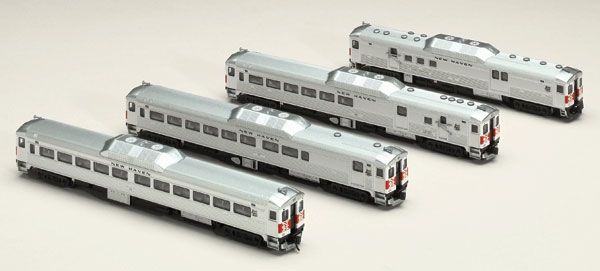 Kato N scale Budd Rail Diesel Cars (RDCs)