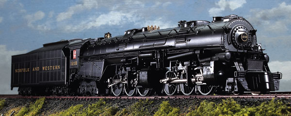 roadway Limited HO N&W Class A 2-6-6-4 steam locomotive