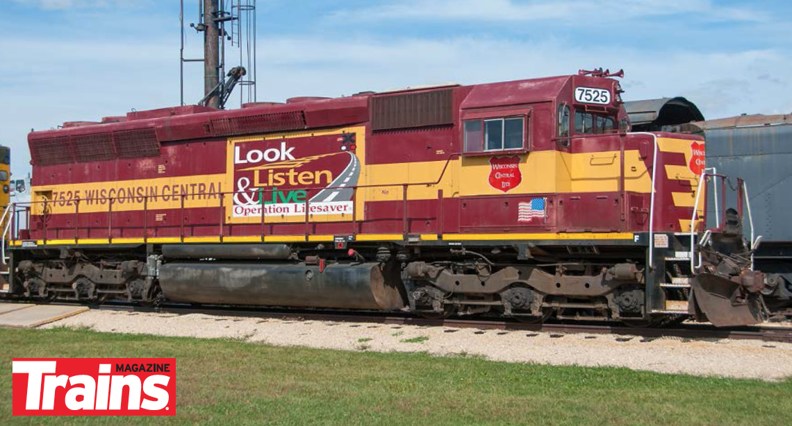 Wisconsin Central No. 7525 at the Illinois Railway Museum.