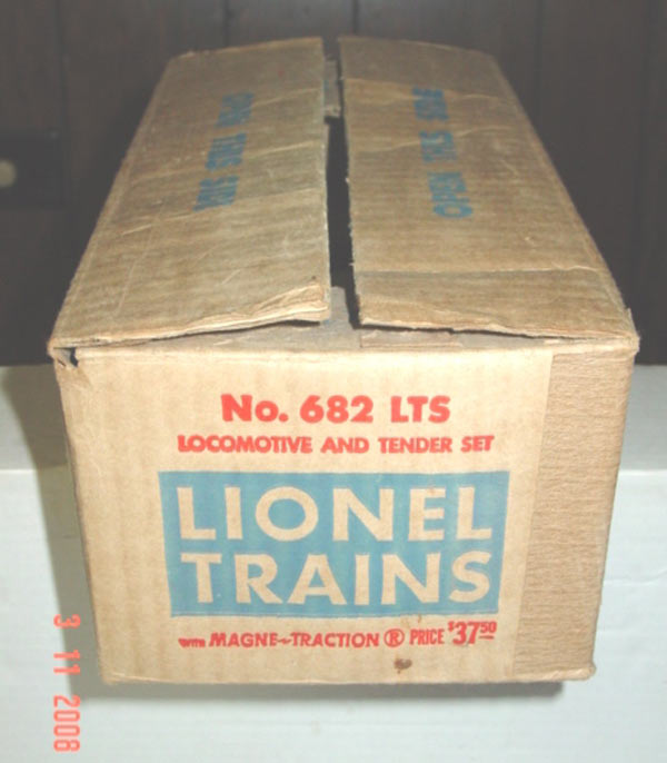 vintage lionel cardboard box