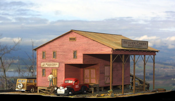 Sidetrack Laser O scale Beaver Creek Shingle Co. kit