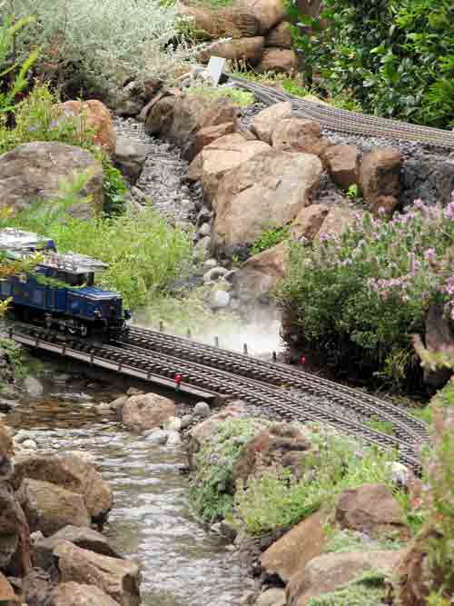 train on garden railway