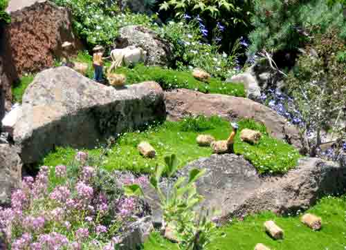 Modeling stair-step rice paddies