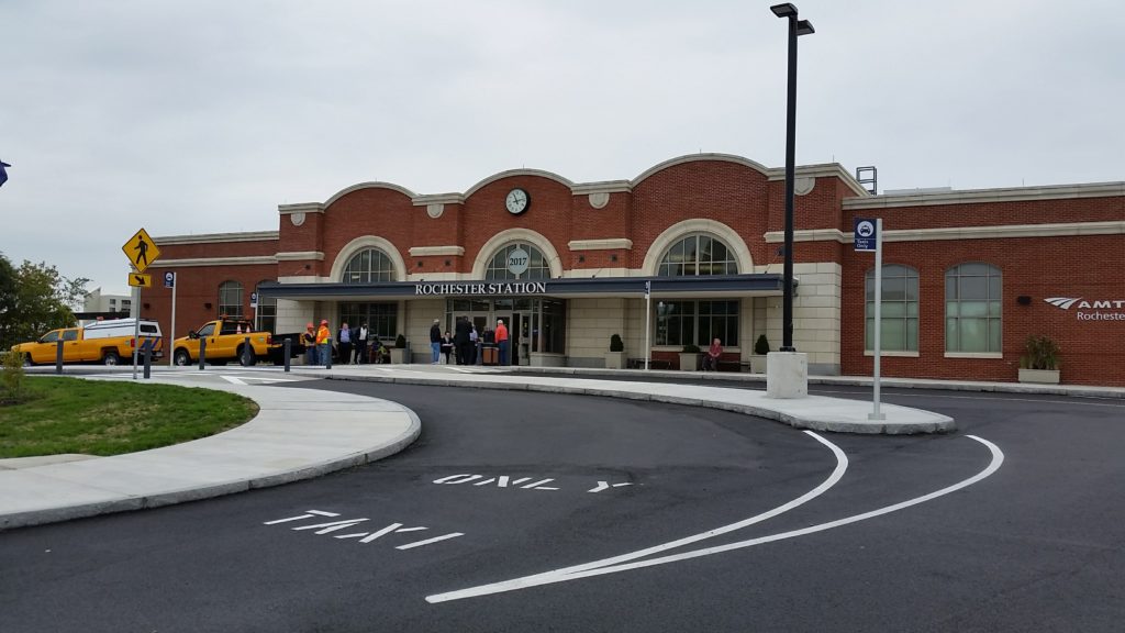 TheNewRochesterAmtrakTrainStationonopeningday10062017