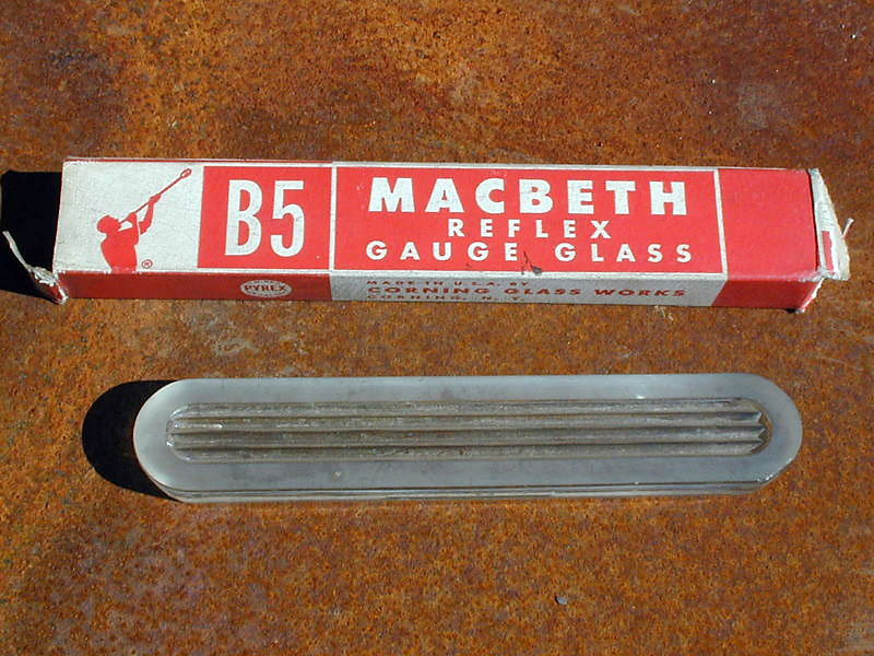 Model steam engine sight glass on sale