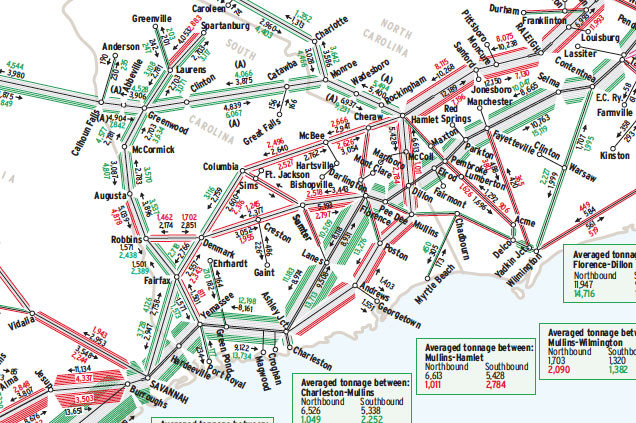 Atlantic Coast Line Railroad Map Atlantic Coast Line/Seaboard Air Line Merger Study | Trains Magazine
