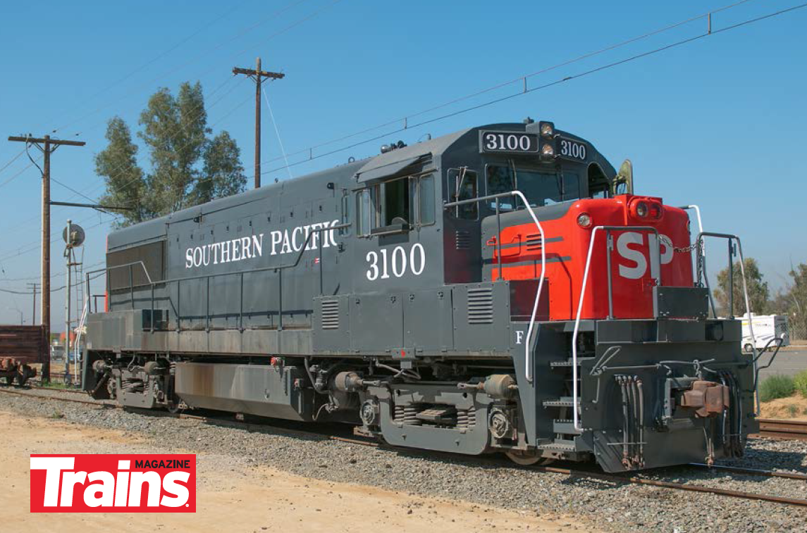 U25B No. 3100 calls Orange Empire Railway Museum home.