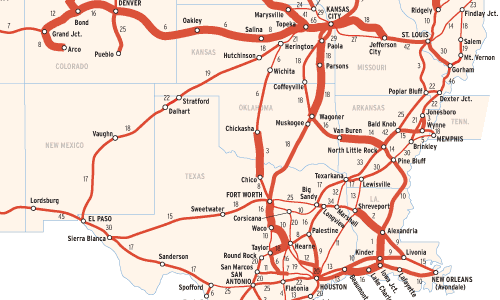 Union Pacific tonnage map image