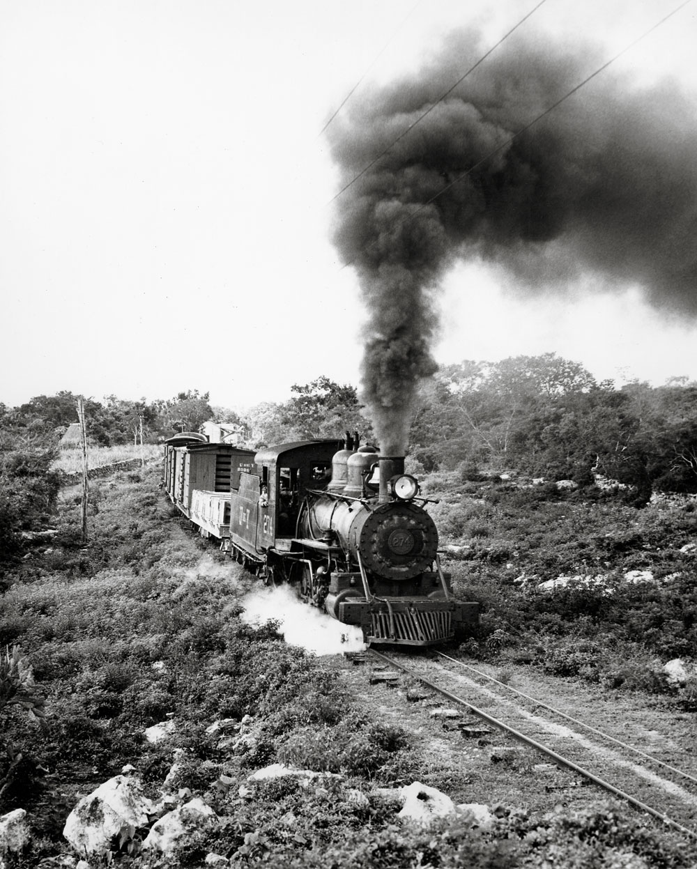 United Railways of Yucatan's No. 274 at Tecoh, Yuc., on Oct. 4, 1964