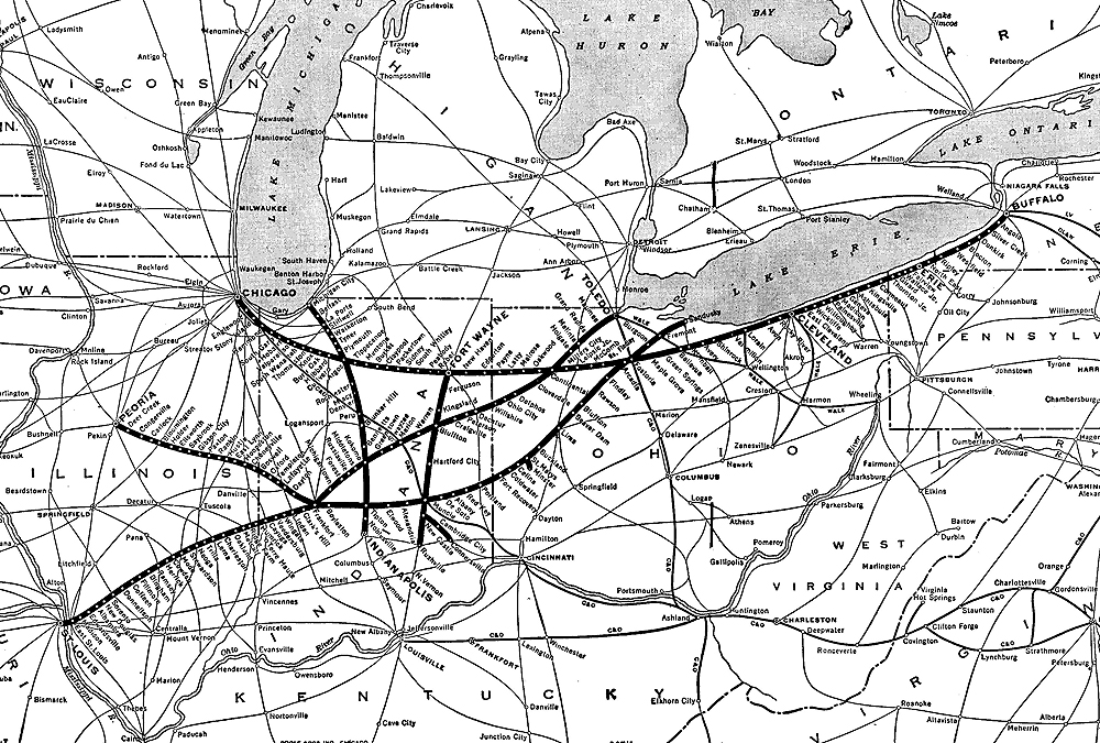 Nickel Plate Road map